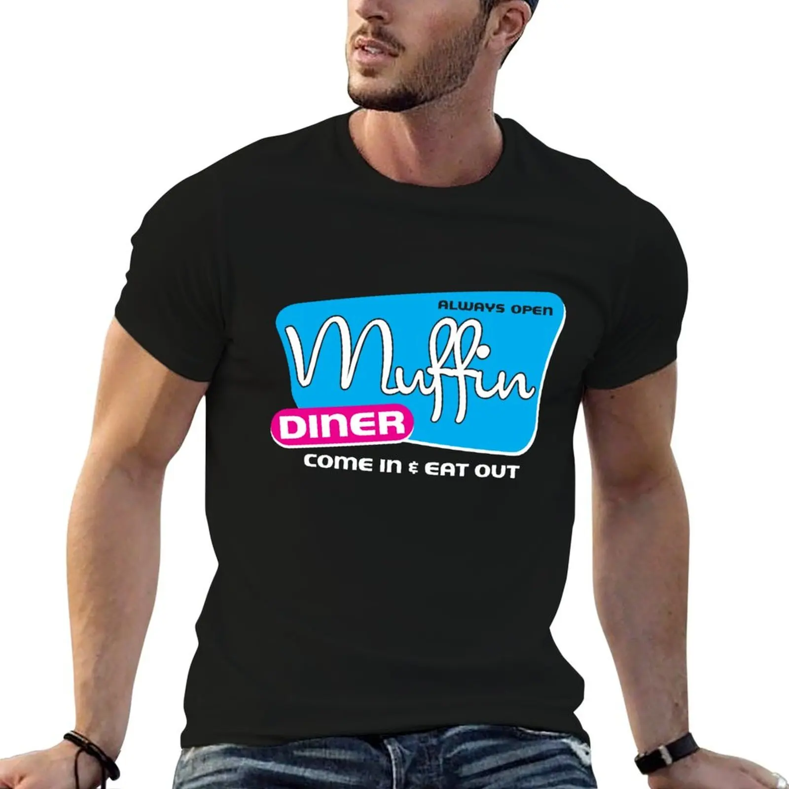 

Muffin Diner T-Shirt anime shirt graphics for a boy summer clothes tee shirts for men