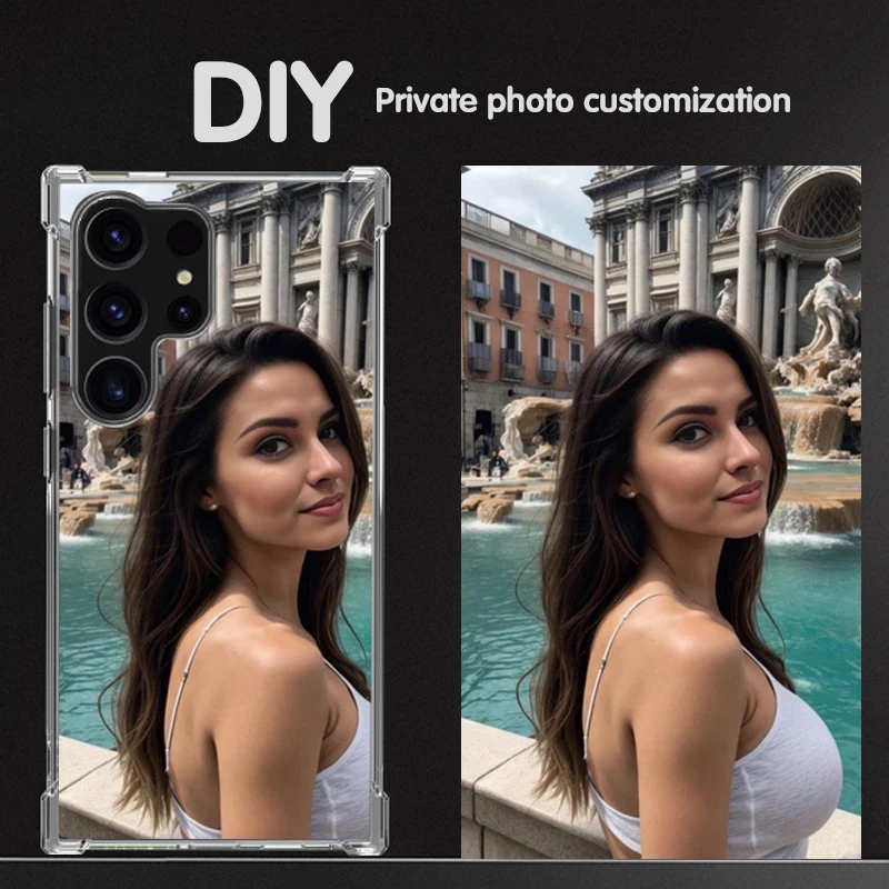 لتقوم بها بنفسك لسامسونج غالاكسي S25 S24 S23 S22 الترا بلس + FE تخصيص الصورة الخاصة سيليكون المتقدمة الهاتف الخليوي الغطاء الواقي #2