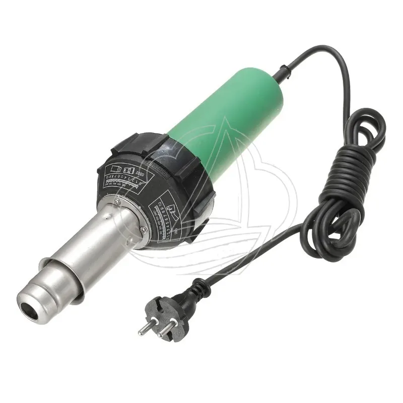 1600W Hot Air Gun Plastic Welder with 2 Welding Nozzles & HE Welding Rods for Repair
