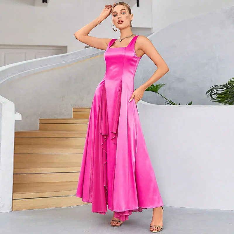 Sexy dresses, banquet evening dresses, fashionable and elegant bridesmaid dresses, new high-end temperament classic women's clot