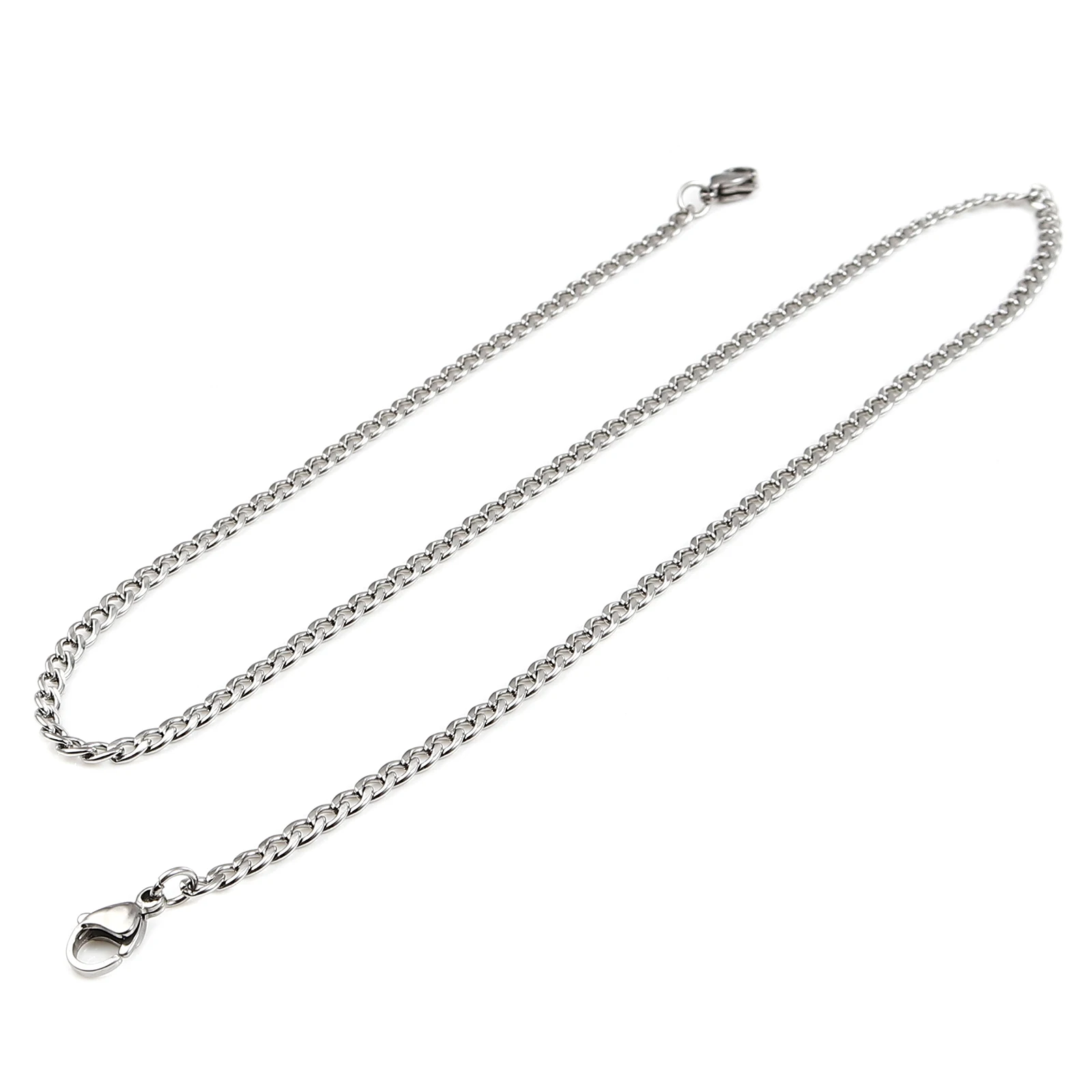 Stainless Steel Face Mask And Glasses Neck Strap Lariat Lanyard Necklace Silver Color/Gold Color Oval 54cm long, 1 Piece