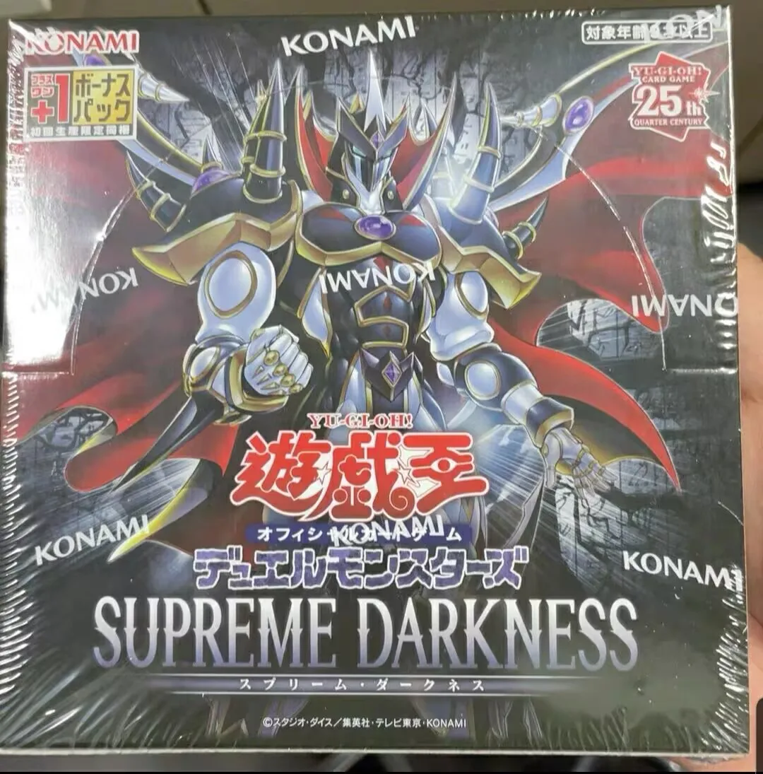 Nowa kolekcja Yugioh KONAMI Duel Monsters Supreme Darkness SUDA Evil HERO Japanese Collection Sealed Booster Box