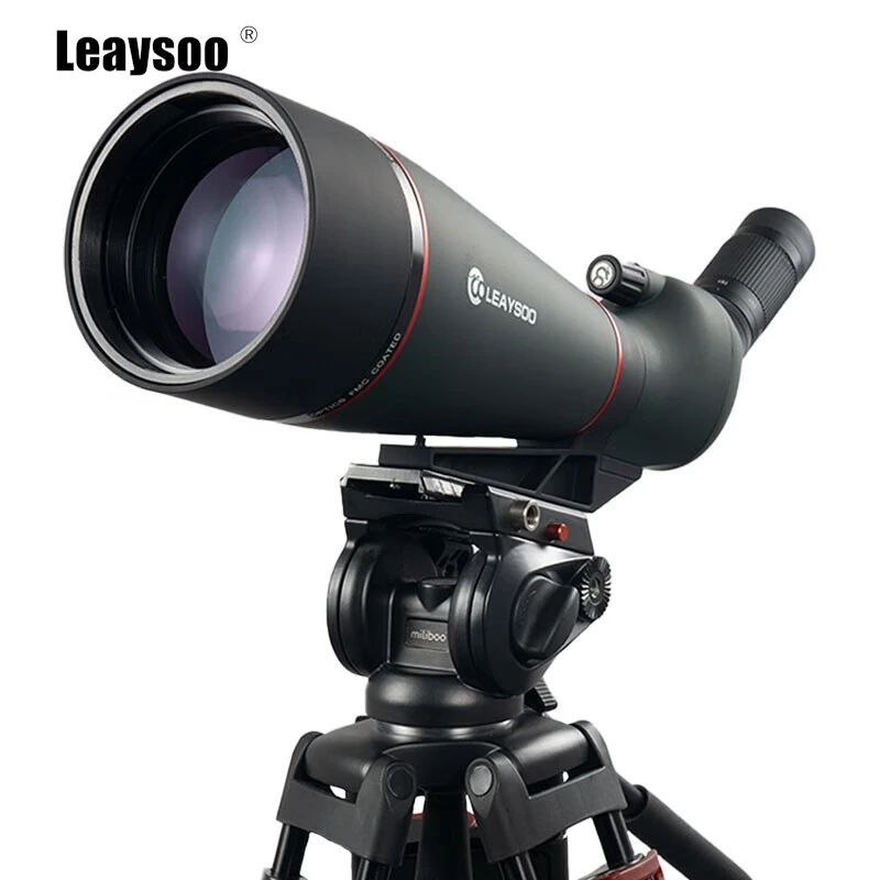 

25-75x100 Spotting Scope with 27mm Large Eyepiece Nitrogen Waterproof Fogproof Zoom Telescope for bird watching& Wildlife