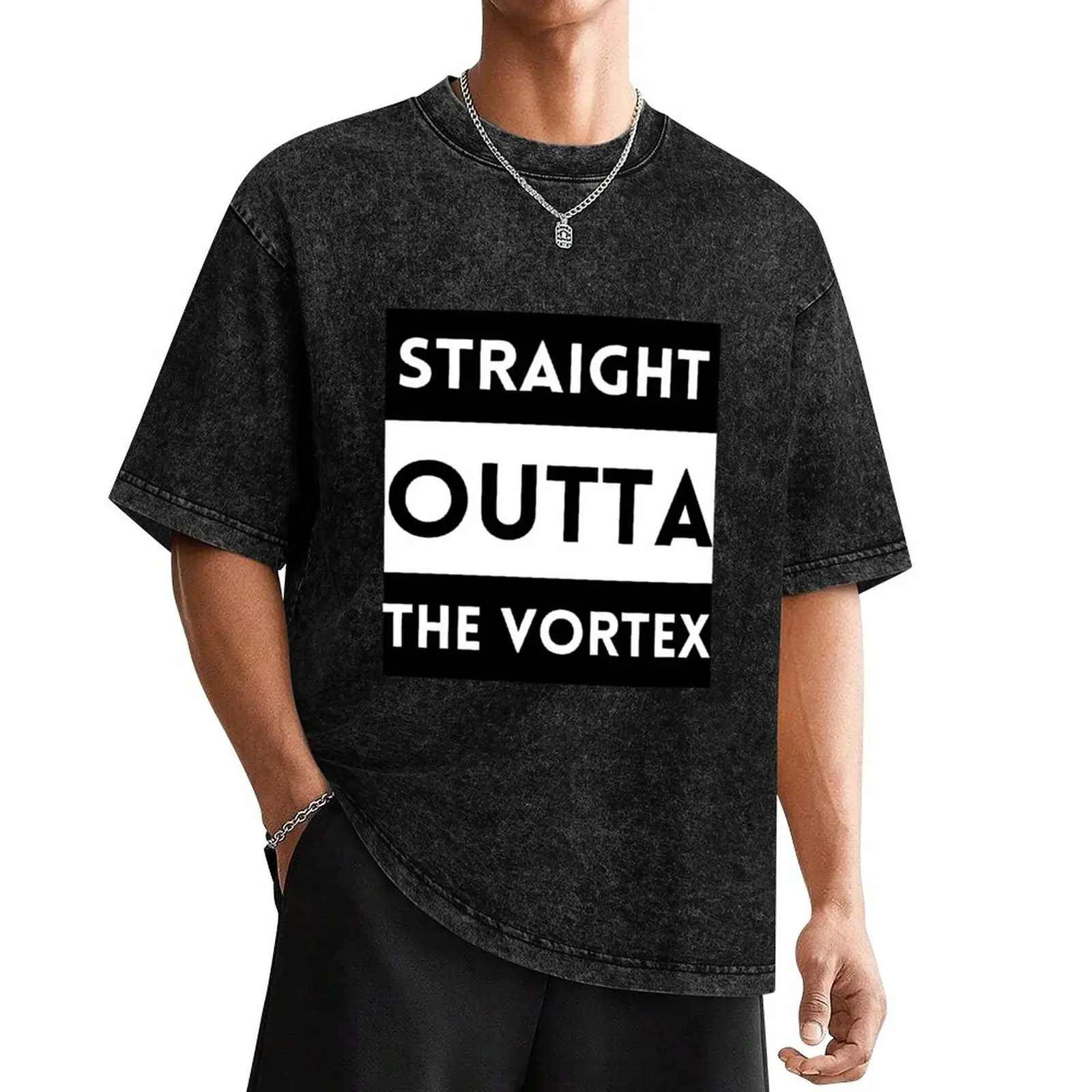 

Straight Outta the Vortex- Law of Attraction T-Shirt new edition blue archive men tshirt