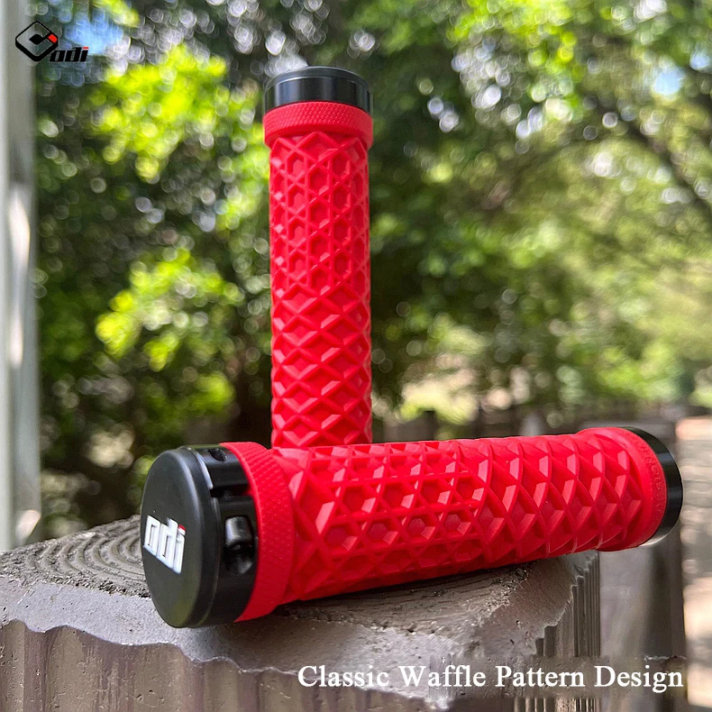 ODI Van Lock-On Bike Grips Dual Lock Ring System mit Silikon für ultimative Anti-Rutsch- und Stoßdämpfung auf MTB/BMX/Faltrad – Detail 11