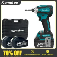 Kamolee 588Nm Cordless Electric Impact Brushless Wrench 5 Speed Screwdriver Power Tool 1/4\