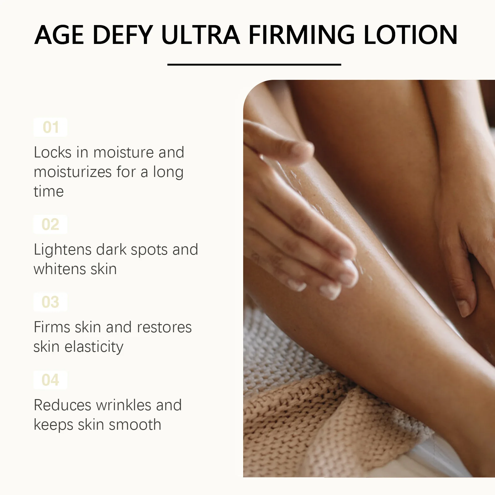 OceAura Straffende Körperlotion, feuchtigkeitsspendende Hautbarriere, Reparatur, Entfernung von Körperrissen, Hyaluronsäure, altersregende Creme, Körperlotion