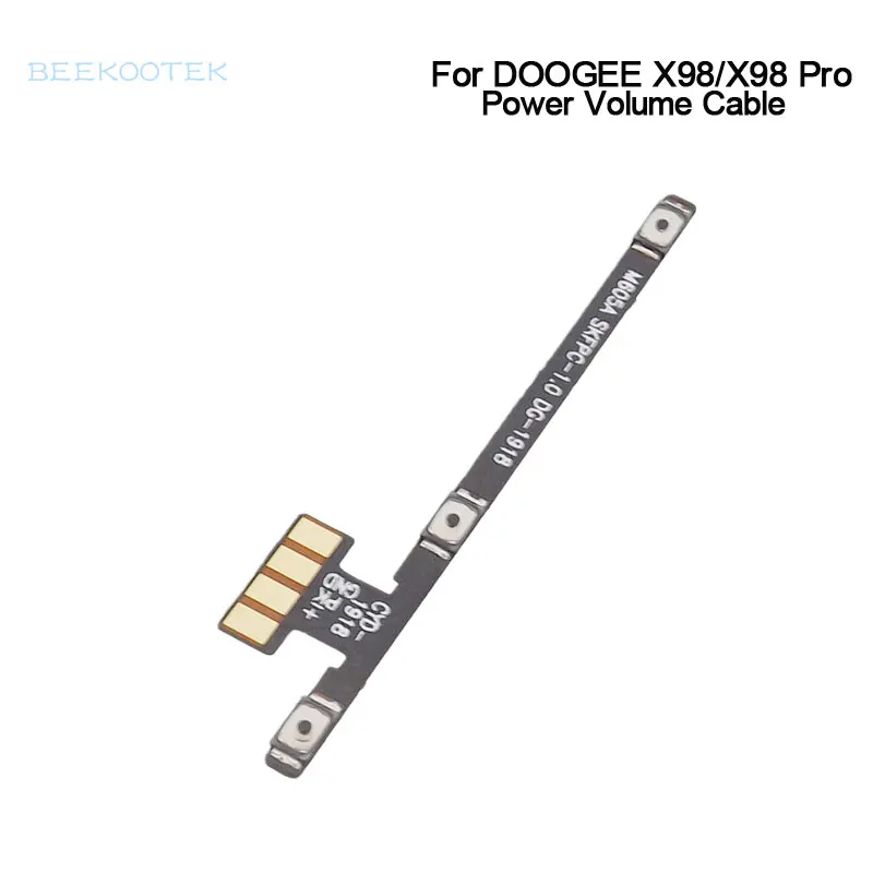 

Новинка, оригинальная кнопка включения/выключения питания Doogee X98 X98 Pro + кнопка увеличения/уменьшения громкости, гибкий кабель FPC для смартфона Doogee X98 Pro