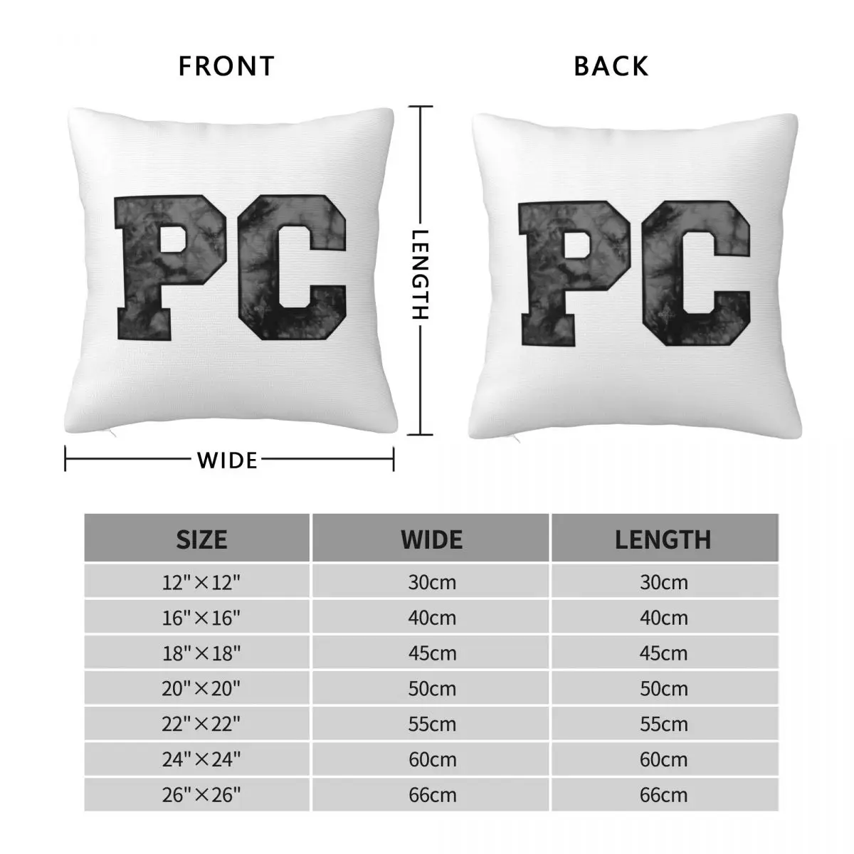 Providence College Square Pillowcase Polyester Linen Velvet Creative Zip Decor Pillow Case Sofa Cushion Cover 18