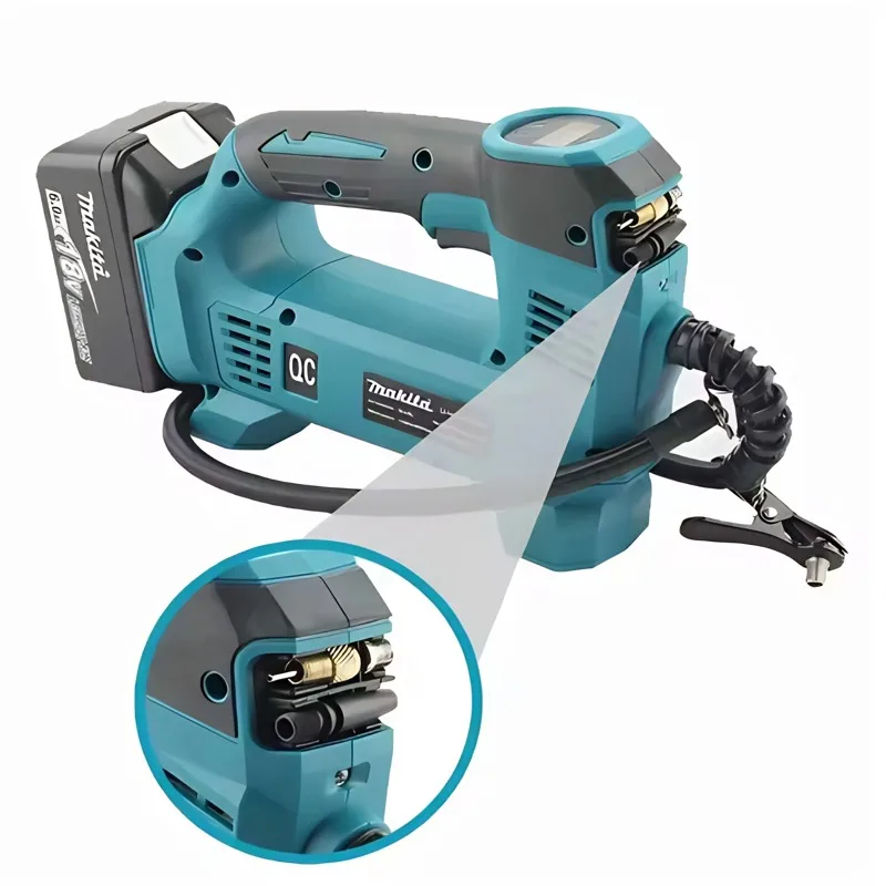 

Makit DMP180-1 18VLithium-Ion Cordless Inflator Bare Tool For Car Portable Tyre Inflator Electric Motorcycle Pump Air Inflator