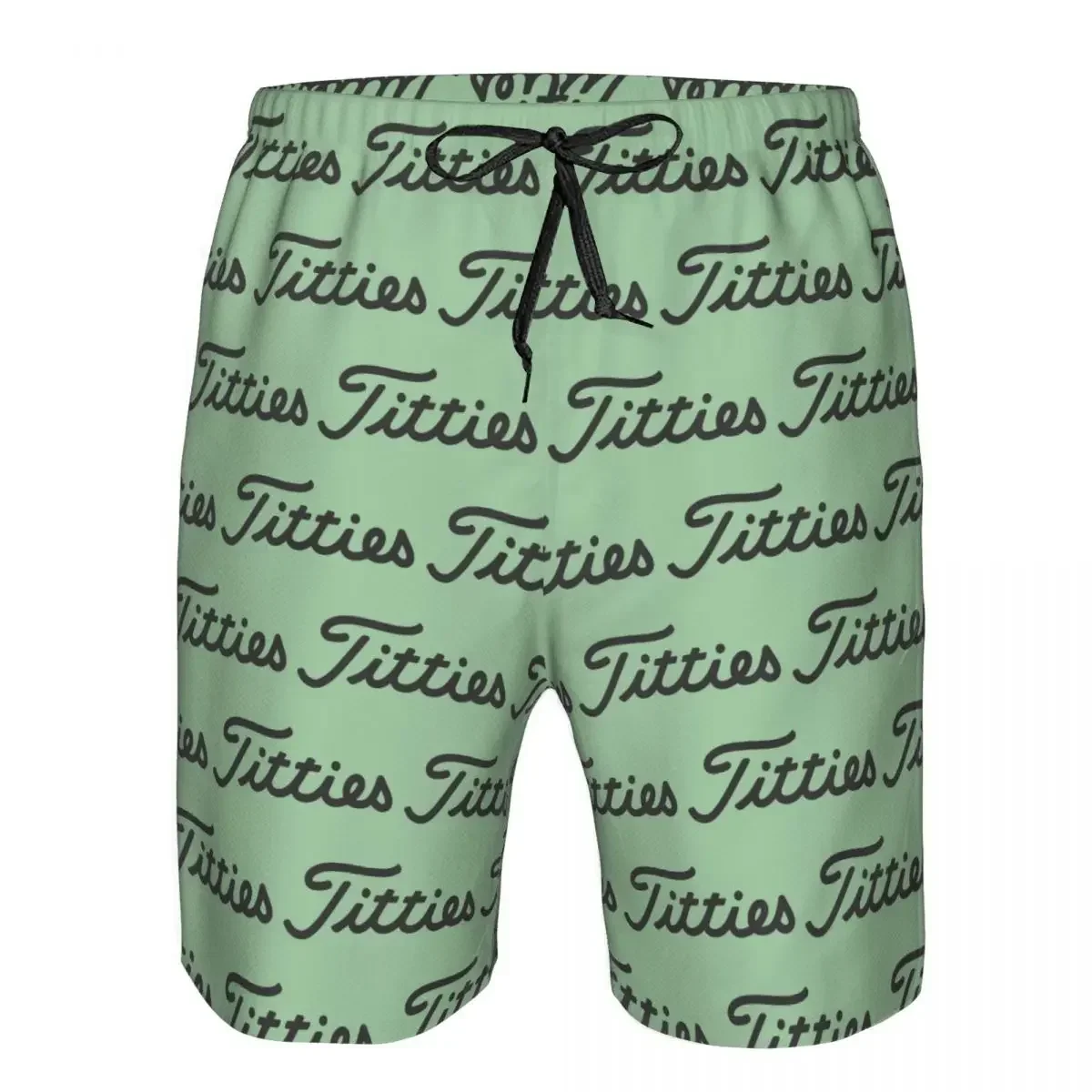 Titties Golf Ball Trunks Beach Board Shorts Casual Quick Dry Swim Summer Men Pants