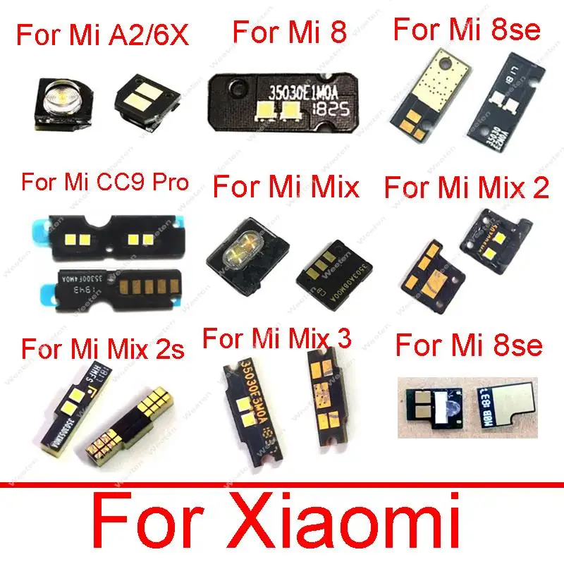 Camera Flash Light Flashlight Lamp Board For Xiaomi Mi A2 6X 8 SE CC9 Note 10 Pro Mix 2 2s 3 Flashlight Sensor Flex Cable Repair