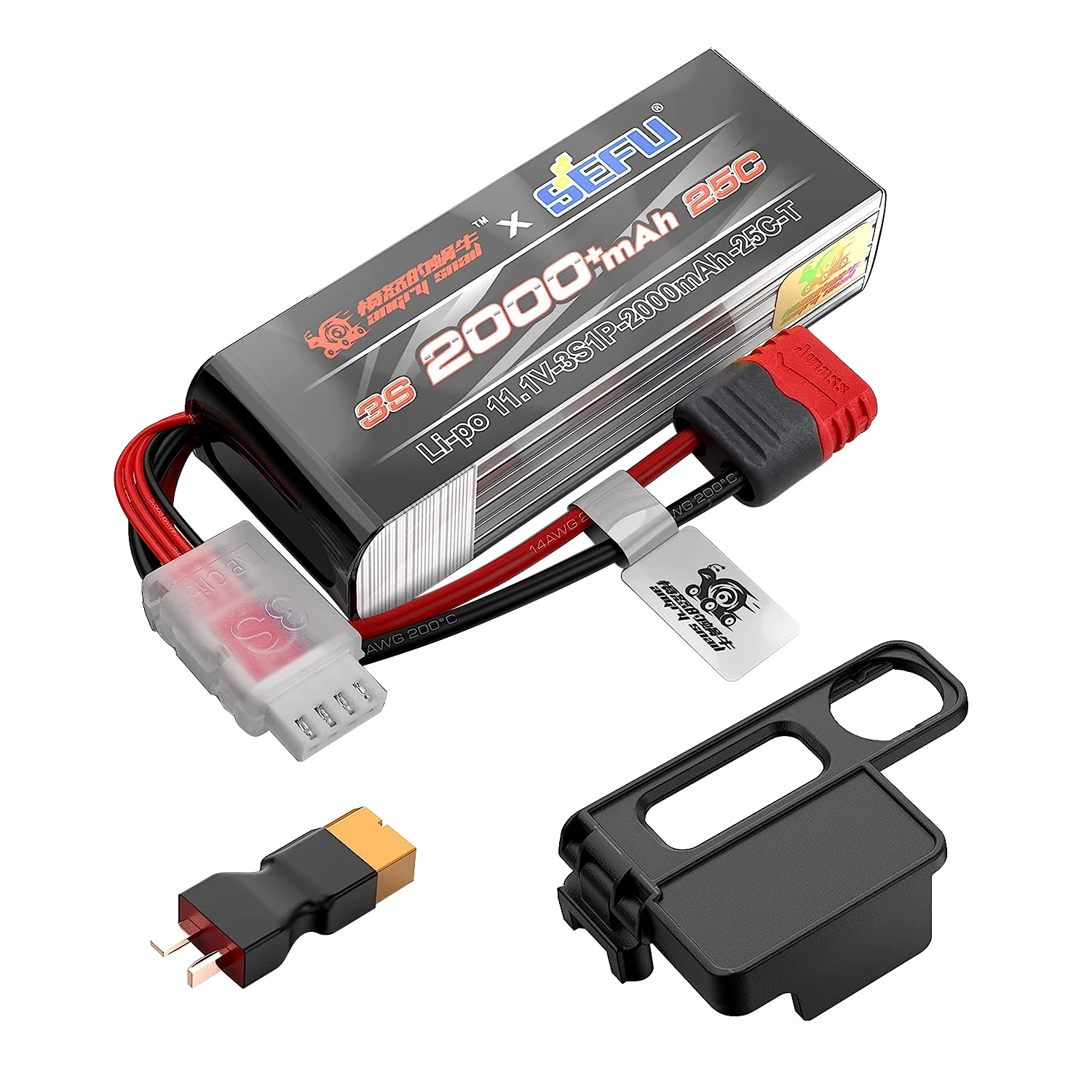 3S 11.1V 25C 2000mAh Battery With T-Plug For MJX H16E H16P H16PL H16BM H16DR H16GT 14301 JC16EP M161 RC Car Upgrade Battery