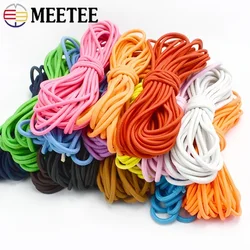 3/5/10M 5mm Elastisches Band für Haar Runde Gummibänder Seile Kopfbedeckung Hose Gürtel Schnur DIY Germnet Nähen Zubehör