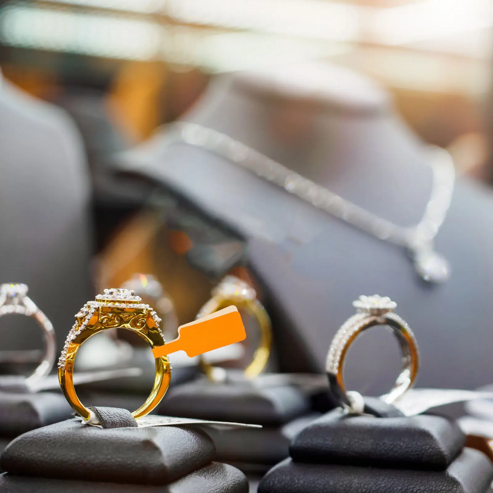 

2000 шт. самоклеящихся этикеток для ювелирных изделий, однорядные, для супермаркетов, торговых центров, магазинов у дома, надежные, с прочным клеевым слоем