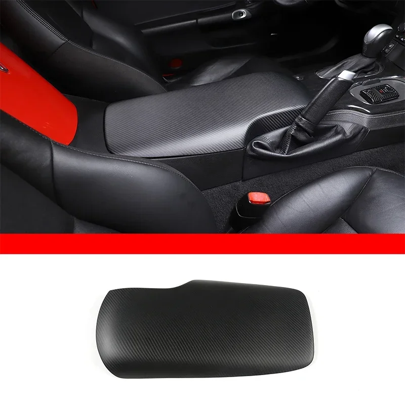 

For Chevrolet Corvette C6 2005-2013 Car Center Control Armrest Box Decorative Cover Real Carbon Fiber Interior Accessories LHD