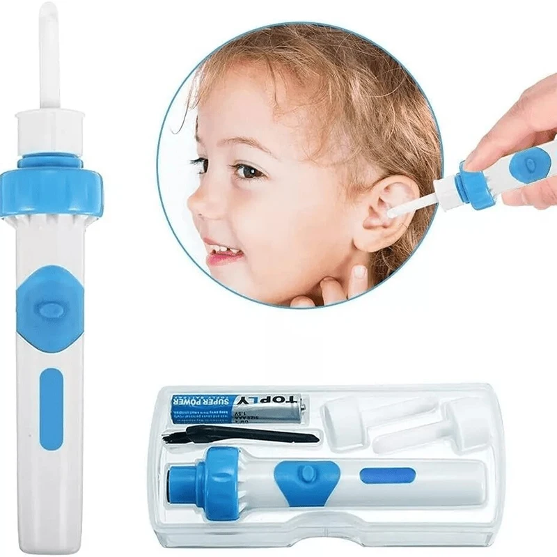 Portable Electric Ear Suction Device Safe And Comfortable Easy Earwax Remover Ear Pick Clean Tools Set For Adults And Kids