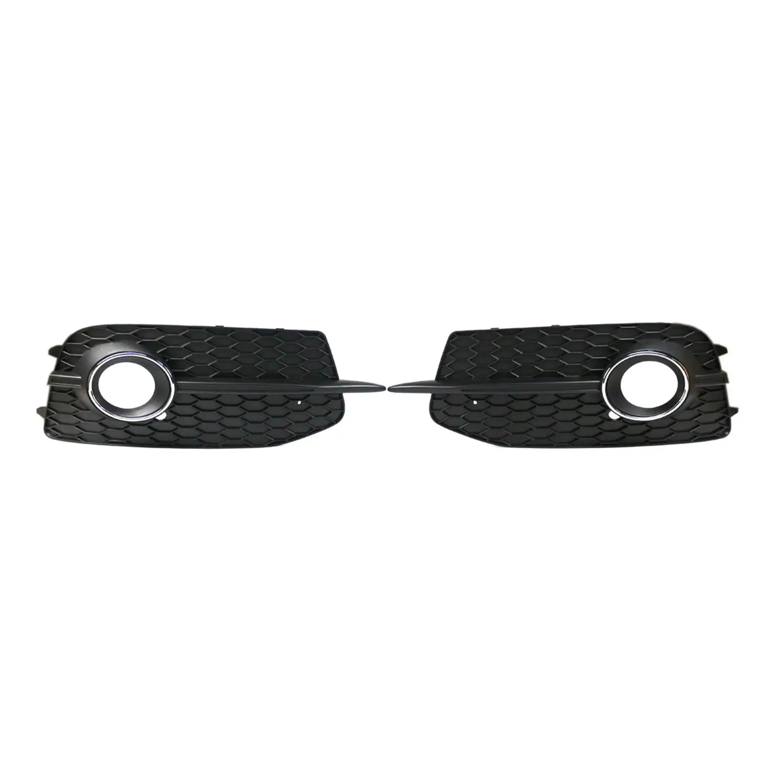 Front Fog Light Cover Grill Exterior Fog Lamp Lower Grill for Audi Q3 S Line Easy to Install Replacement Accessories Parts