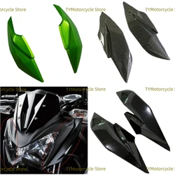 Front Headlight Upper Side Fairing Headlight Cowl Nose Panlel Cowl Fit For Kawasaki Z250 Z300 2013 2014 2015 2016-2018