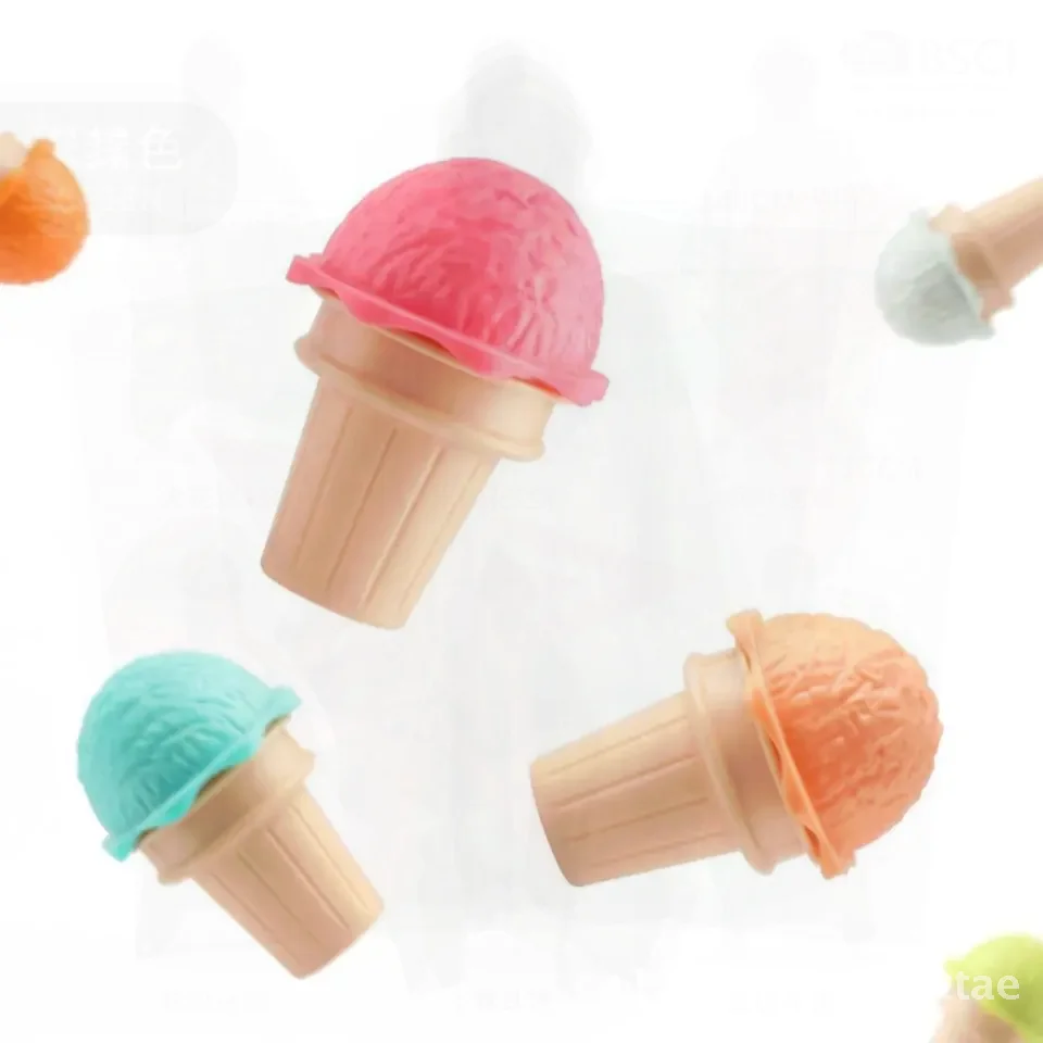プラスチック製の子供用アイスクリームプレイセット、インタラクティブなプレイハウス、ごっこ遊び用食品おもちゃ、モンテッソーリ教育、数学学習
