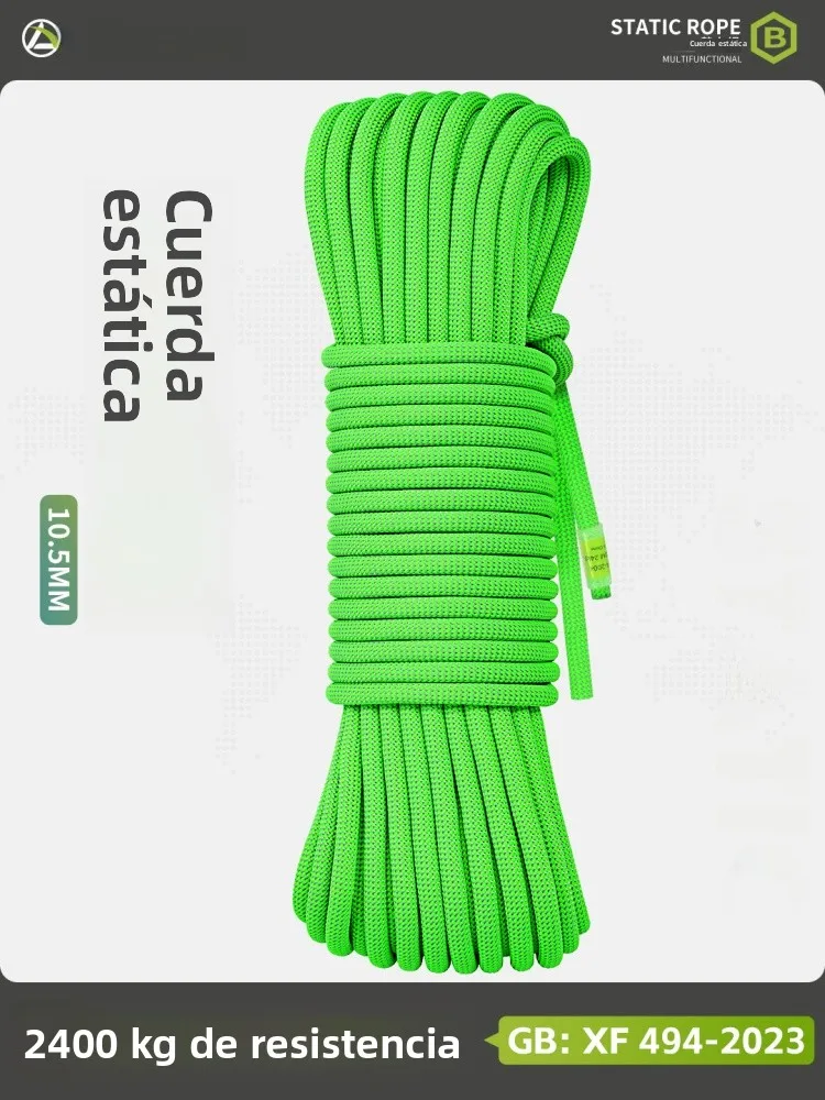 Cuerda Estática XinDa para Escalada, Cuerda de Seguridad para Montañismo, Cuerda para Operaciones en Altura, Cuerda de Rescat...