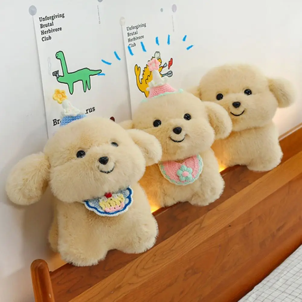 

PP Cotton Golden Retriever Plush Toys Simulation Collection Anime Husky Plush Dolls Fluffy Soft Animal Bib Dog Toys Home Decor