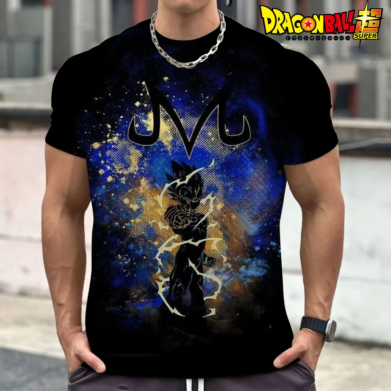

Anime Kids Dragon Ball Z T-shirt Men Fashion Goku Tops Summer Vegeta Short Sleeve O-neck Tshirt Boys Clothing Street Clothes