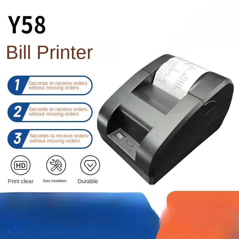 Thermal Order Ticket According to Take-out Printer Supermarket Catering Take-out Cashier Receipt Machine