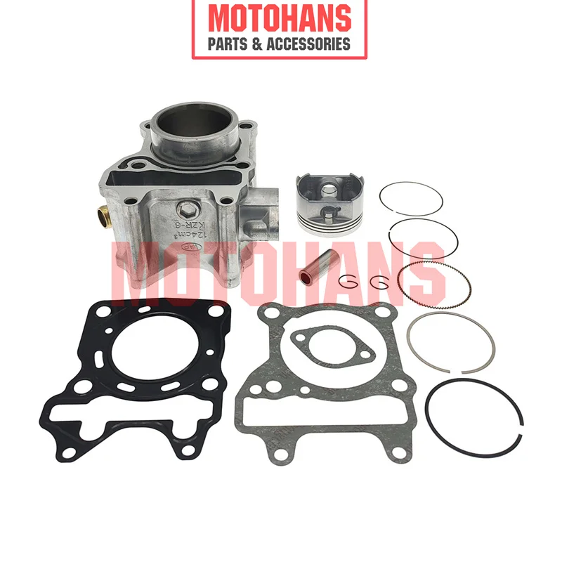 BX24030094 52.4MM BORE CYLINDER KIT FOR HONDA SH125 AD I ABS ANC I MODE PCX125 CLICK125I FORZA125 12100-KZR-600  Honda SH 125 A