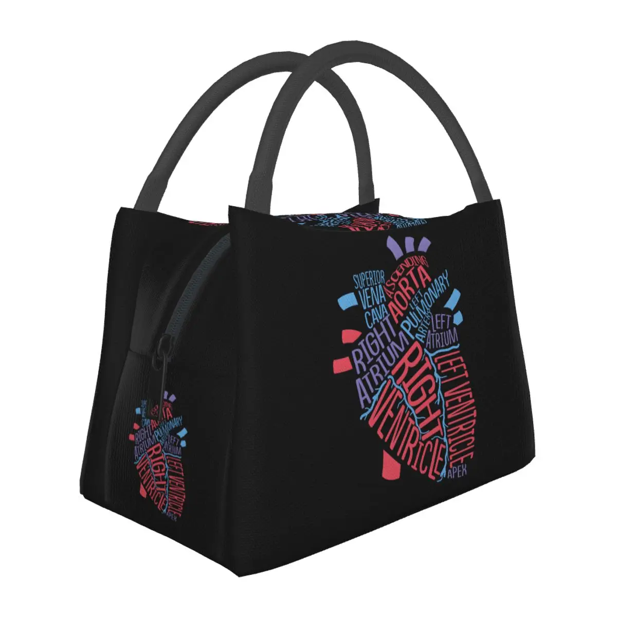 

Anatomical Hu He Cardiology Medical Cardiac Nurse Insulated Lunch Bag Boxes Portable Container Cooler Thermal Lunch Box Tote