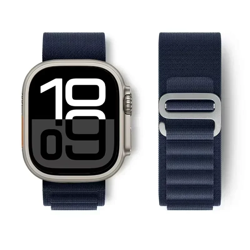Alpine Loop für Apple Watch Ultra 4 3 2 49mm 42 46mm 40 44mm 41 45mm Sport Correa Nylon Armbänder iWatch Series 12 11 10 9 8 7 Band – Detail 25