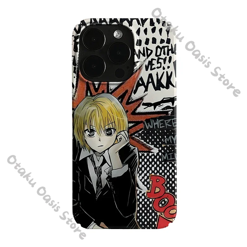HUNTER X HUNTERs CURARPIKT Mobile Phone Shell Cosplay Anime Cartoon Charact Hard Phones Case Ornaments Christmas Gifts