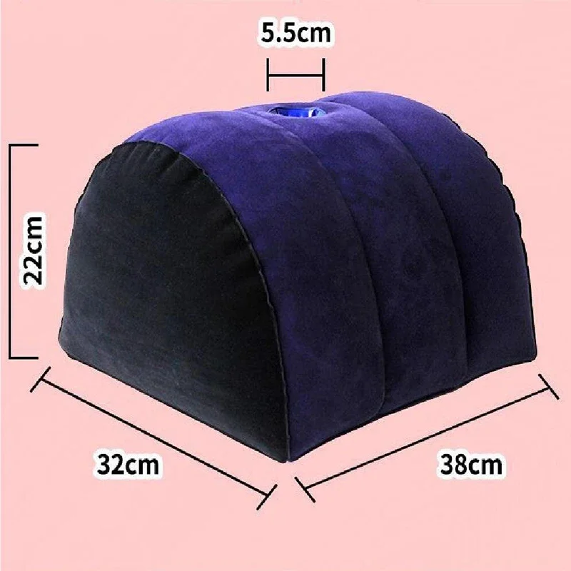 New Inflatable Wedge Pillow Love Position Air Cushion Triangle Furniture Pillow Body Support Pads For Men Women Games Toy Pillow