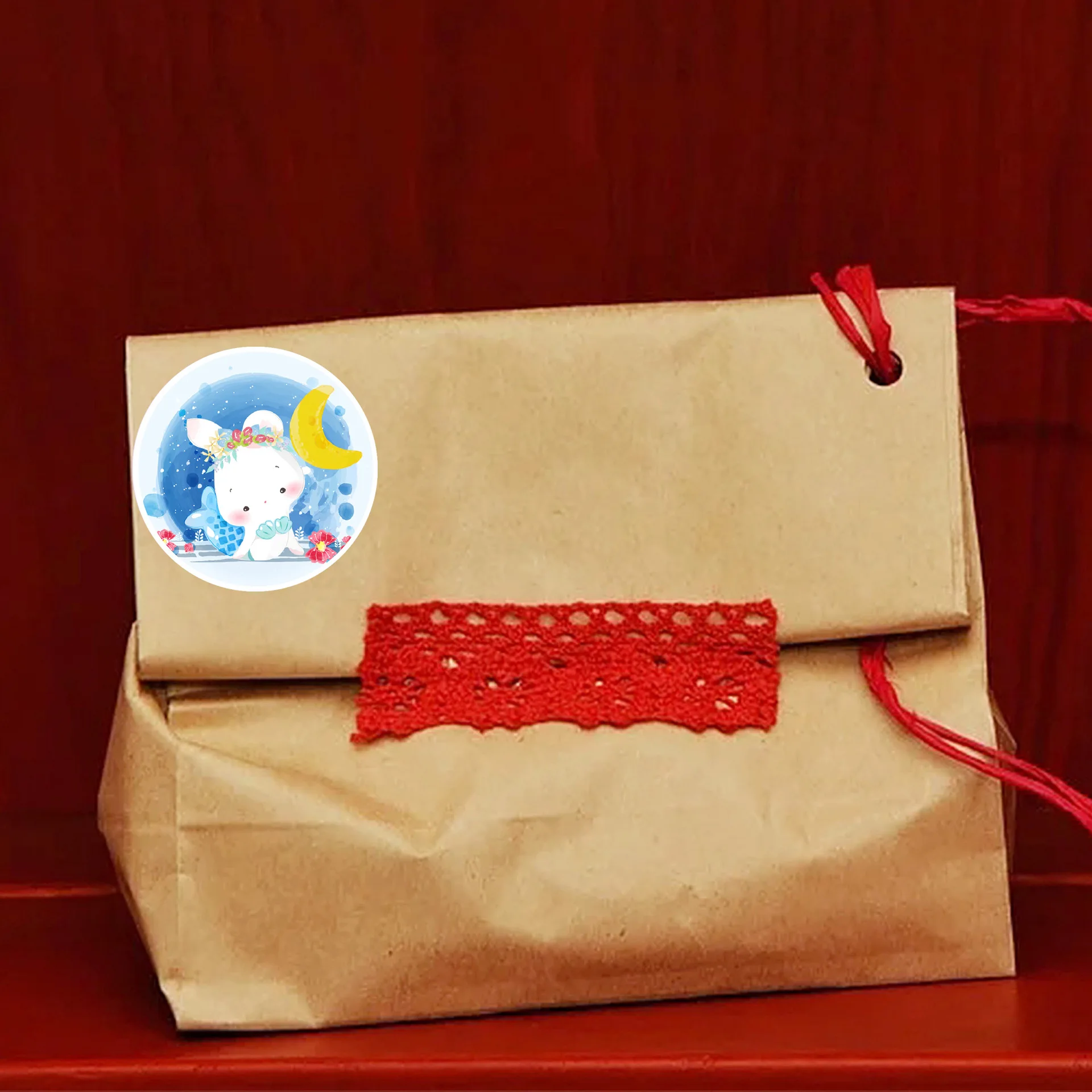 100-500pcs Round Cute Reward Stickers for Kids School Teacher Encouragement Students Games Toy Animal Stationery Sticker Labels