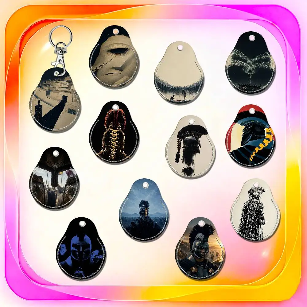 For Odyssey Agamemnon Spartan For AirTag Case Card Holder Keychain ID Credit Bank Access Badge For Air Tag Case Shell