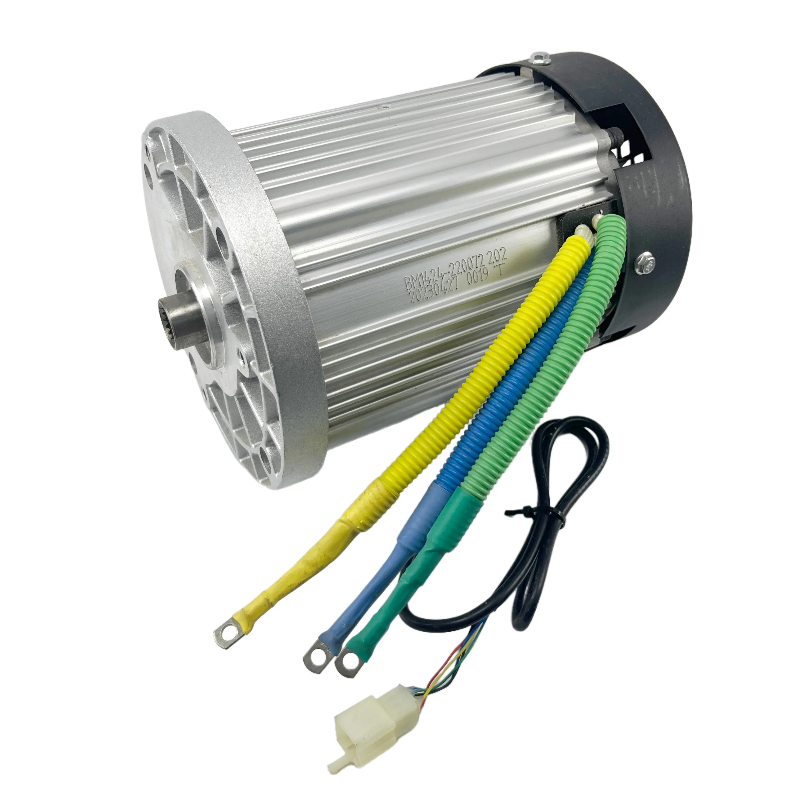 BM1424HQF1500W 1800W 2200w DC 60V / 72v  Brushless Motor Without Differential GearBox , BLDC For Light E.V. & Heavy Load Car