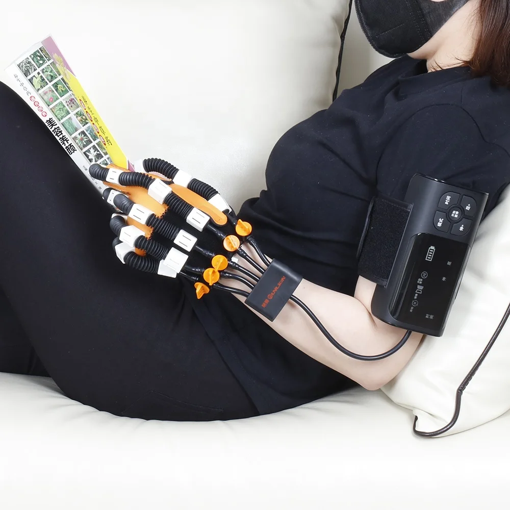 Home Care Medical Supplies Hand Function Rehabilitation Robot Portable Physiotherapy Equipment for Stroke Hand Exercise Recovery