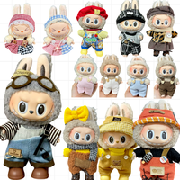 V1 V2 V3 NEW Mini Doll'S Clothes Outfit Accessories for Korea Kpop Exo 17cm Labubu Idol Cool Handsome Clothing Gift