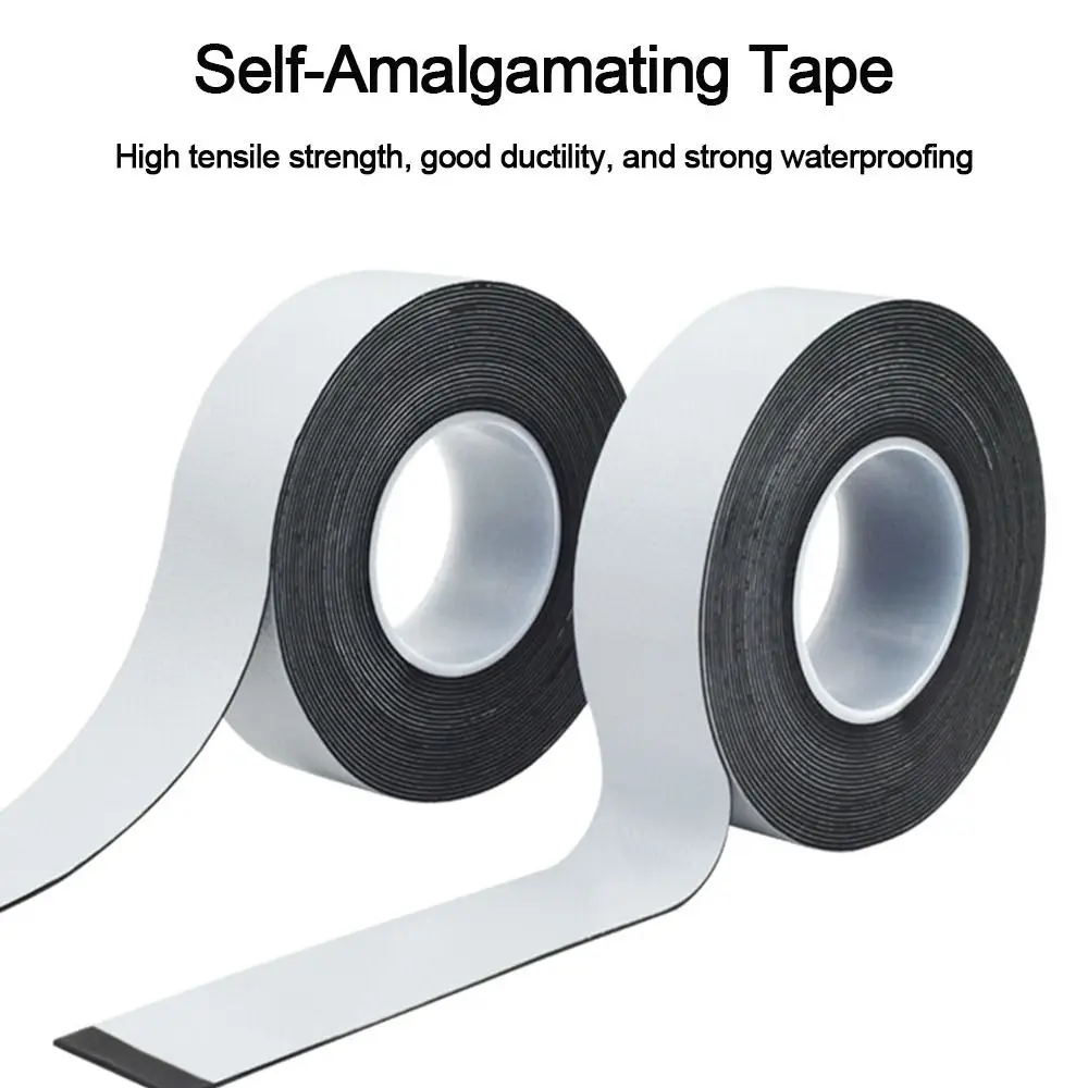 Insulated Self-Amalgamating Tape Sealing Rubber Waterproof Waterproof Rubber Self-bonding Rubber Tape Electrician