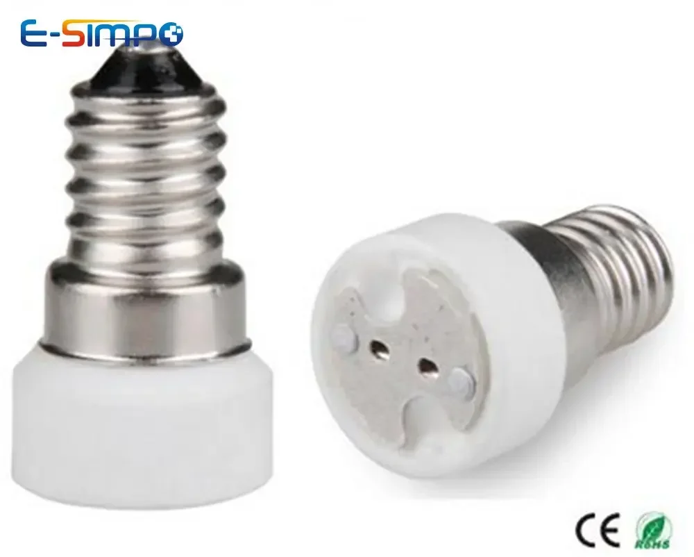 2pcs E26 E27 E39 E40 Gu10 Gu24 MR16 G5.3 G23 G24 G9 B22 BA15D BA15S LED CFL Lamp Holder Light Socket Converter Extension Adapter