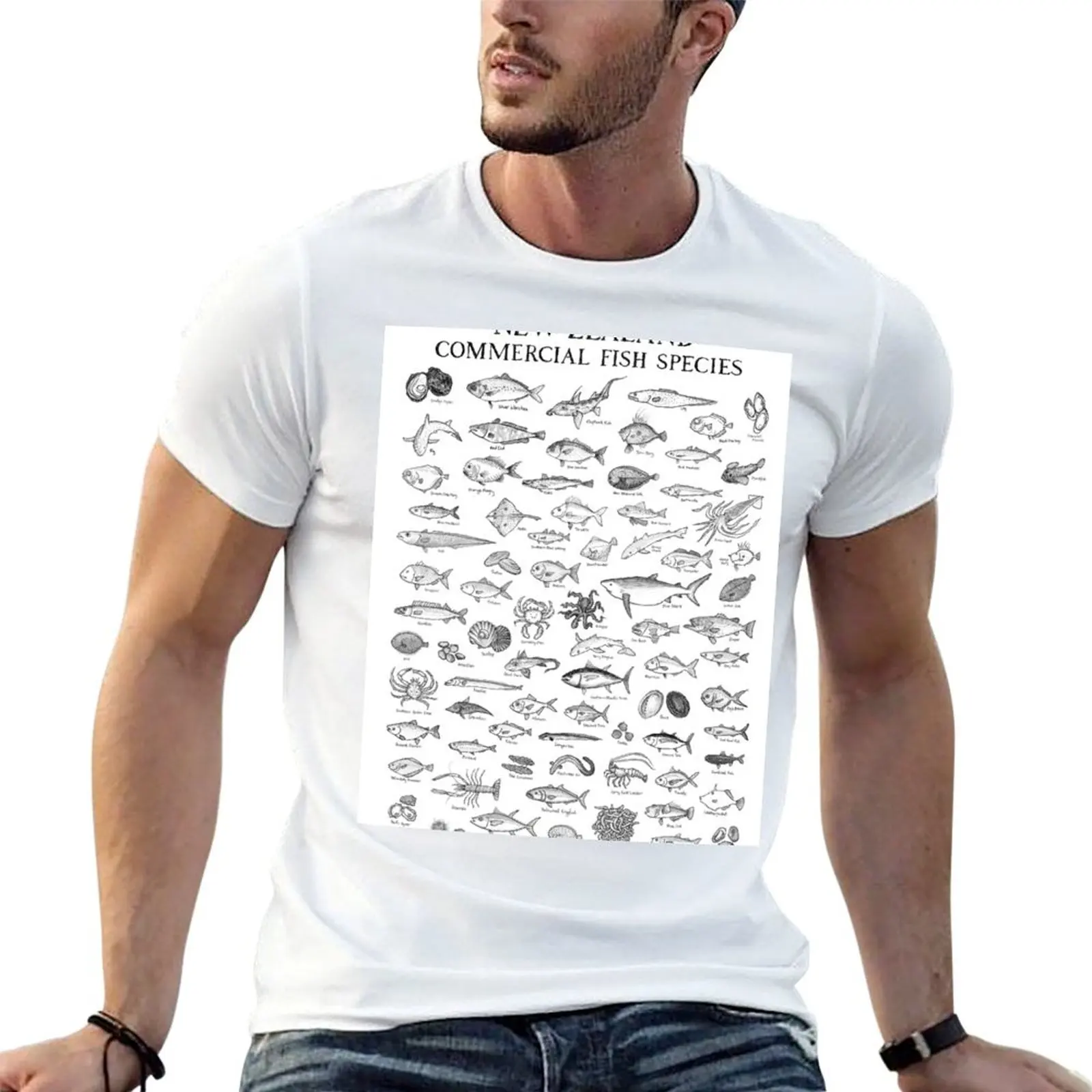 

New Zealand Commercial Fish Species T-Shirt essential t shirt t shirts with prints T-Shirt