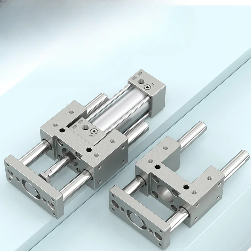 

Cylinder frame with guide rod Three-axis Three-rod guide bracket Pneumatic telescopic cylinder Pneumatic Daquan 32/40X100