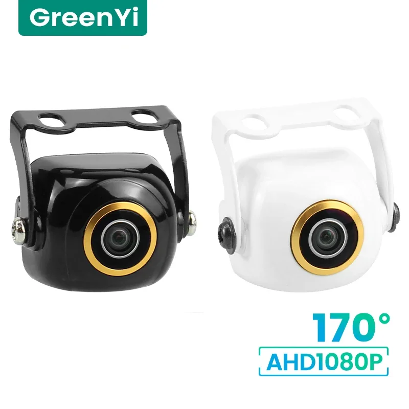 GreenYi HD AHD 1920*1080P 170 Degree Fisheye Lens Starlight Night Vision Chrome Parking Vehicle Rear View Reverse 4 pin Camera