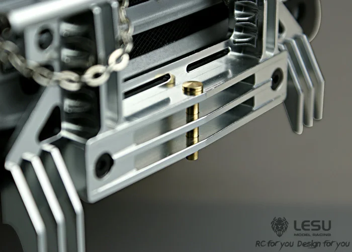 LESU G-6047 1/14 Traktor-LKW R620 Frontstoßstange Antikollisionsgitter Viehzaun für Tamiya Upgrade-Modifikationszubehör – Detail 3