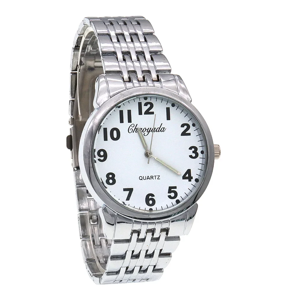 Gloednieuwe Paar Eenvoudige Horloge Mode Polshorloges Voor Vrouwen En Man Roestvrij Mesh Quartz Clcok Horloge