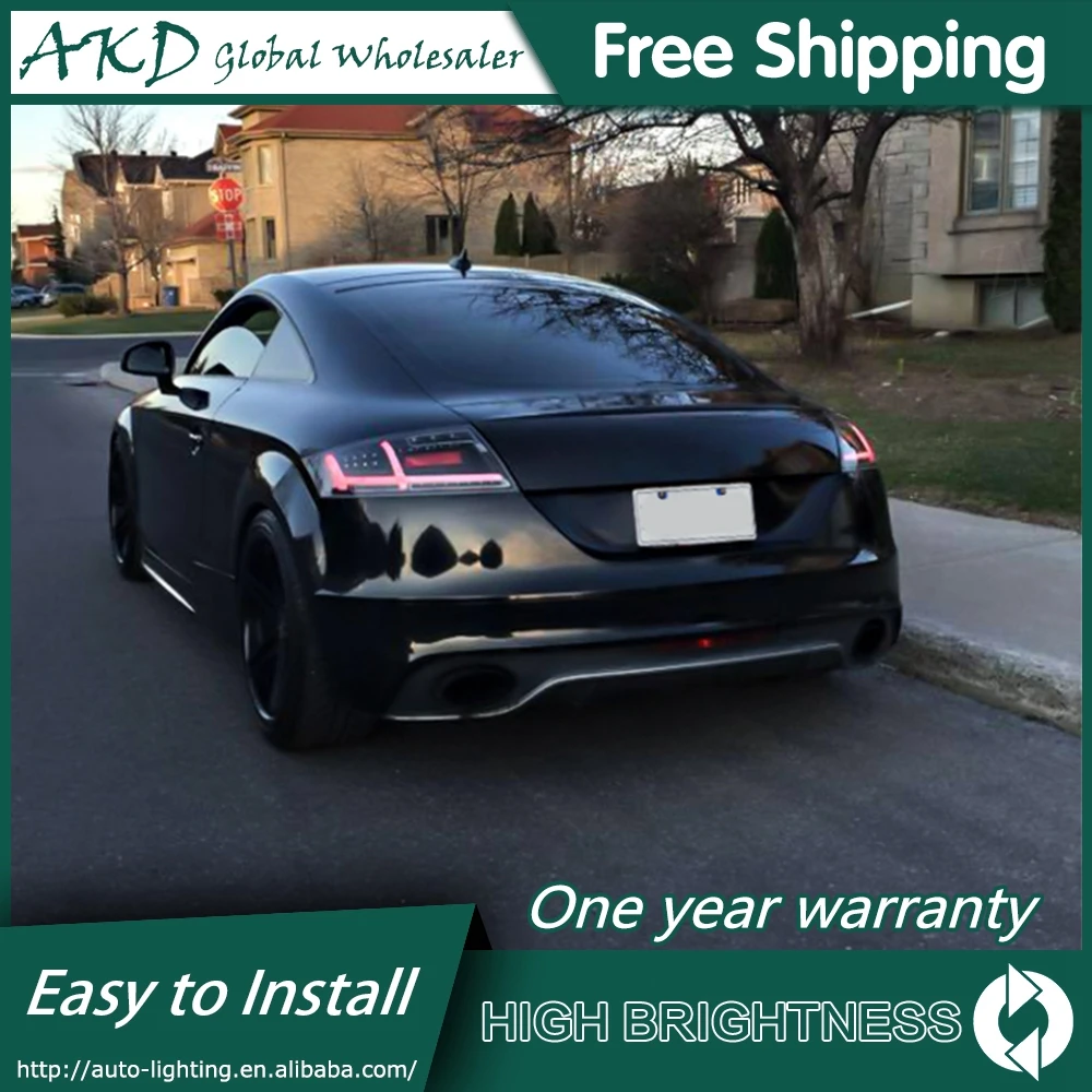 Car For AUDI TT 2006-2012 Taillights DRL Hella 12V LED Bi Xenon Bulb Fog Light H7 H1 Decorations Car Accessory AUDI TT Real Lamp