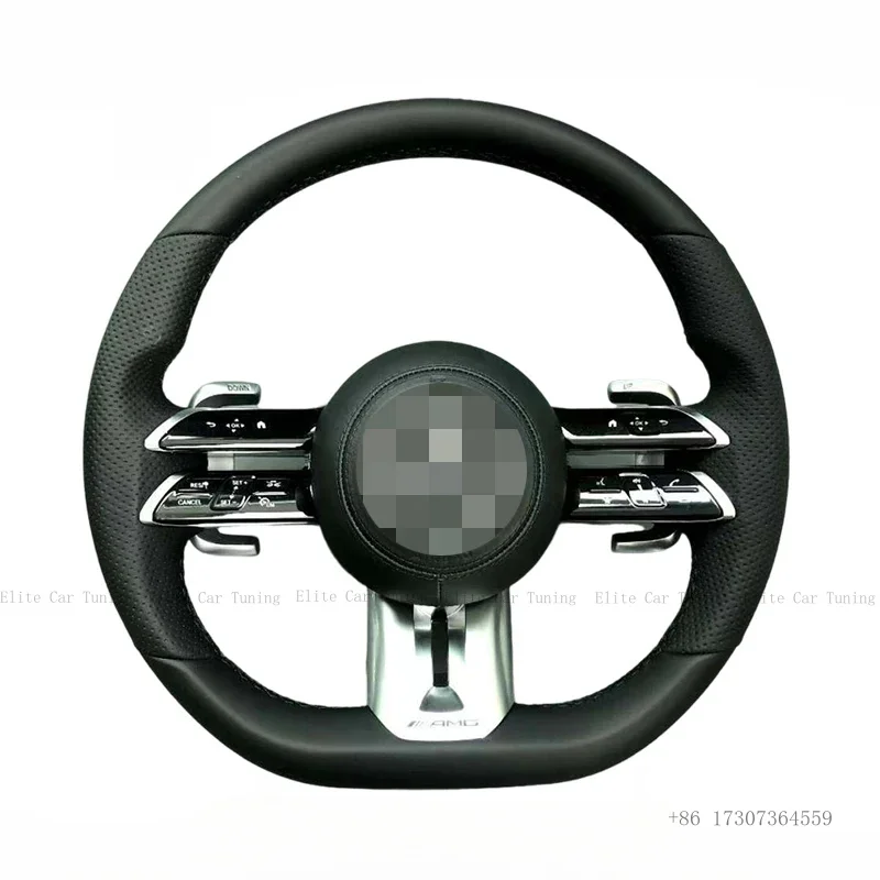 Steering wheel For Mercedes Benz W205 W213 W216 W217 W218 W222 W253 W257 W463 GLE G63 C63 AMG(Customizable)