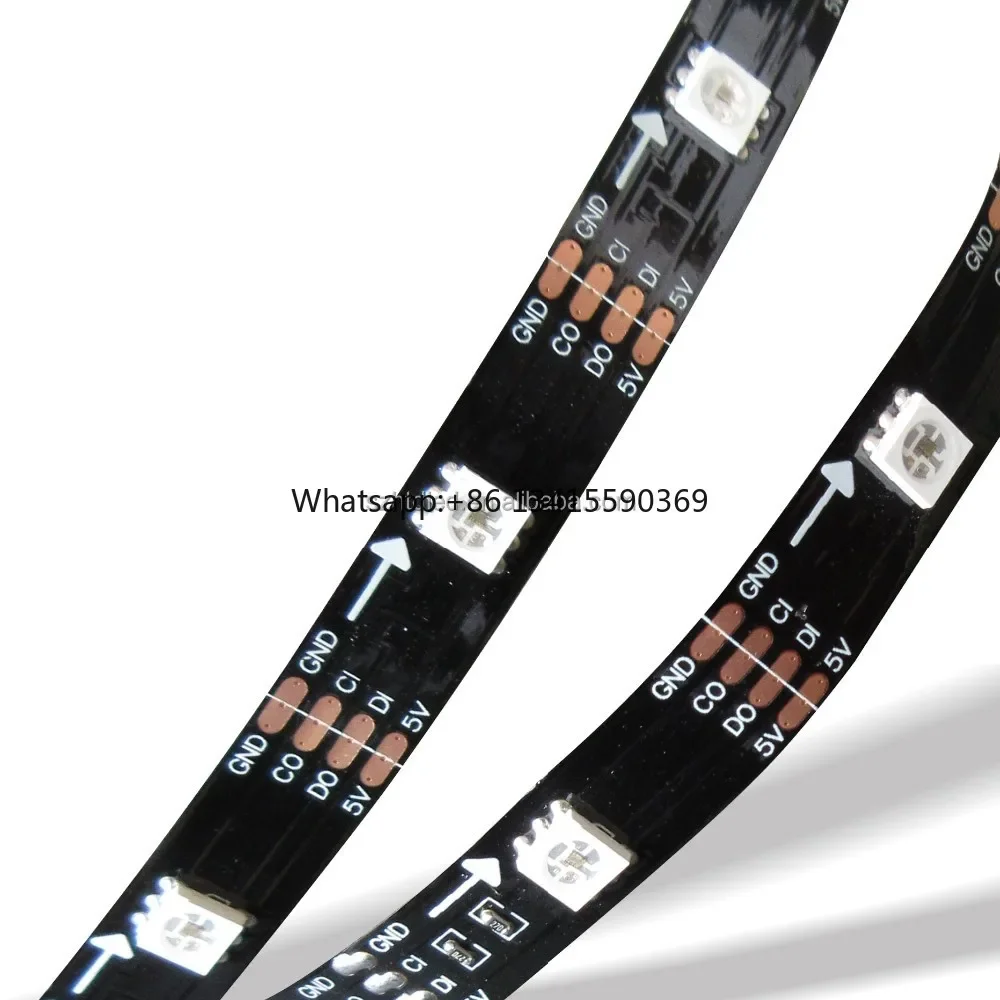 

RGB Led Pixels Dream Color Led Strip Ws2812b Ws2801 Apa102 Led Chasing Strip Light