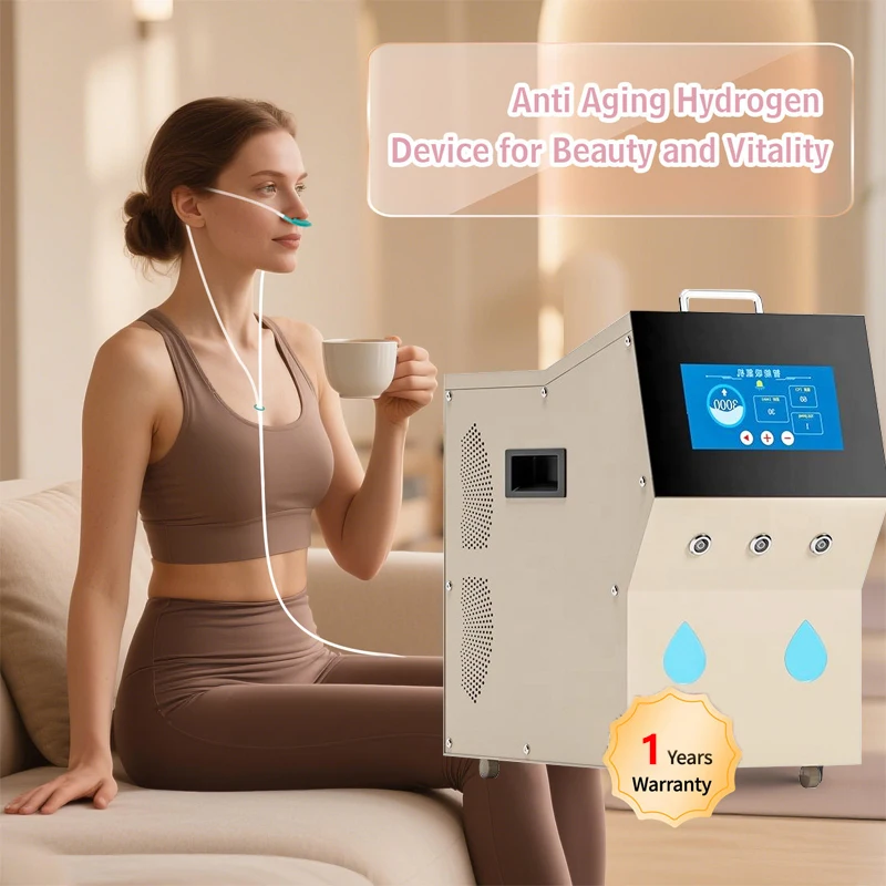 

Hydrogen Inhaler 3000ML 99.99% Purity Pure H2 Therapy Machine Molecular Hydrogen Inhalation Machine Water Ionizer & Purifier PEM
