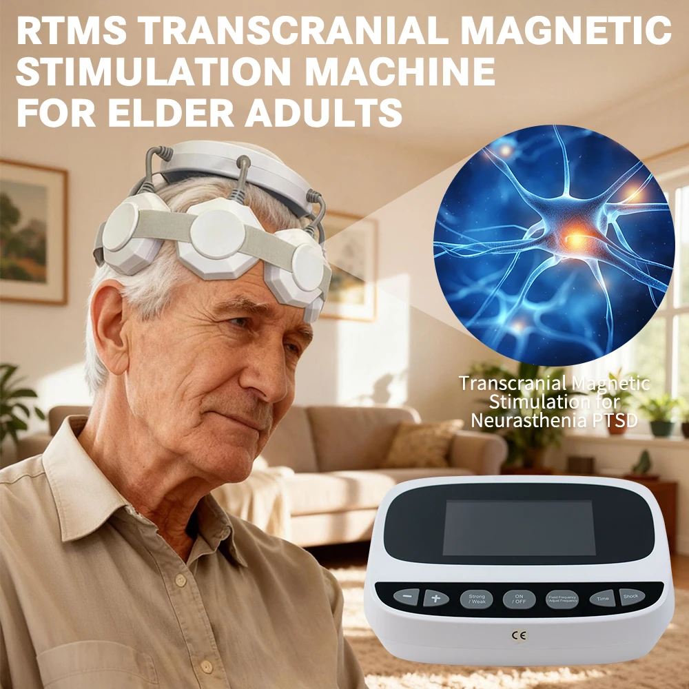 

Новое профессиональное оборудование для транскраниальной магнитной стимуляции (ТМС) RTMS: шлем-аппарат для терапии мозга при болезни Паркинсона и деменции